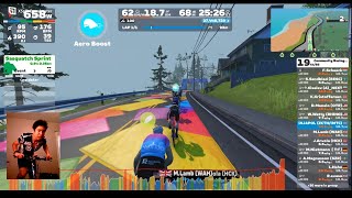 Zwift  Race Community Racing Festival  Revolution Velo Racing  Going Coastal B [upl. by Myna]