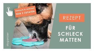 Schleckmatte Rezept  mit nur 2 Zutaten  LickiMAT  Leckmatte [upl. by Manara521]