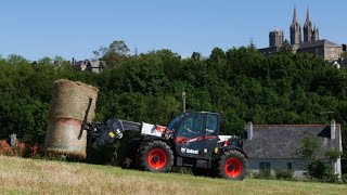 Essai du chargeur télescopique Bobcat TL4380HF Agri 4 étoiles [upl. by Heyer]