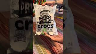 CROCS Pringles SLIDES [upl. by Lyrradal732]