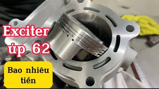 Exciter lúp do hết nhớtúp luôn 62zz chi phí 8tr gồm những gì [upl. by Eelsnia154]