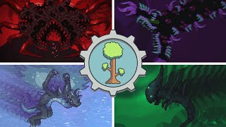 Terraria Ultranium Mod  ALL BOSSES 122 [upl. by Nwahshar]