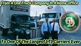 The History Of Old Dominion Freight Lines [upl. by Peery]