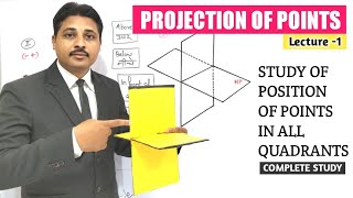 PROJECTION OF POINTS LECTURE1 IN ENGINEERING DRAWING AND GRAPHICS TIKLESACADEMYOFMATHS [upl. by Anderea]