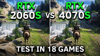 RTX 2060 SUPER vs RTX 4070 SUPER  Test In 18 Games at 1440p  2024 [upl. by Werdn731]