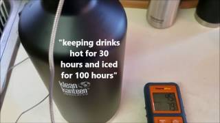 klean kanteen 64 oz 60 hour test [upl. by Riker]