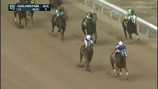 Oaklawn Park Replays Race 5  January 28 2022 [upl. by Gaylene]