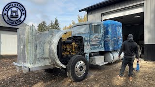 Peterbilt 359 Restoration Ep77 Prepping for Paint [upl. by Refinne]