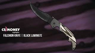 CSGO  Falchion Knife  Black Laminate [upl. by Phineas]