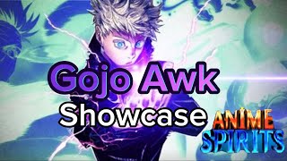 How to get Gojo Unsealed Awk  Full Showcase Anime Spirits Roblox [upl. by Asel]