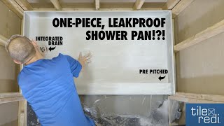 Tile Redi OnePiece Leakproof Shower Pans Are Changing the Industry [upl. by Ronoc]