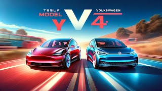 Tesla model Y vs Vw id4 [upl. by Lani]