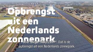 Eneco StukjeZon™ opbrengst uit een Nederlands zonnepark [upl. by Else786]