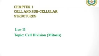 Cell Division Federal Board Biology 11 Class  Cell Cycle  Life Cycle of the Cell [upl. by Fernandes]