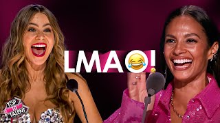 FUNNIEST Performances Of ALL TIME On AGT And BGT 🤣 [upl. by Booma]