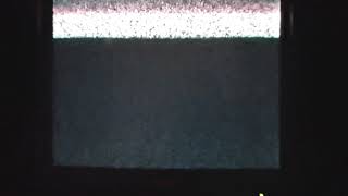 CRT TV slowmotion power off bad quality [upl. by Yrrek]