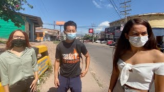 Honduran girls take me into their neighborhood in Tegucigalpa  Barrio San Miguel 🇭🇳 [upl. by Daven616]