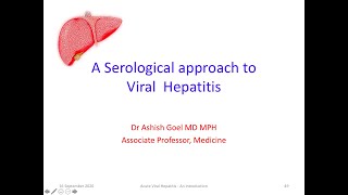 A serological approach to viral hepatitis [upl. by Eleahcim]