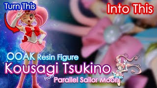 Turning and Annoying Chibiusa into an Adorable Kousagi Tsukino Resin Figure🐰 Parallel Sailor Moon🌙 [upl. by Eedya]