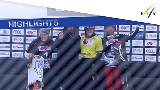 Highlights  Aussie Brockhoff outsprints rivals in Bansko  FIS Snowboard [upl. by Emlin]