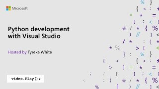 Visual Studio 2019 Launch Python development with Visual Studio [upl. by Arola]