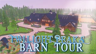 NEW BARN TOUR ✨ Twilight Peaks Equestrian Center MC Equestrian [upl. by Ellednek499]