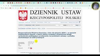 jpkcit już opublikowane w Dzienniku Ustaw [upl. by Araed190]