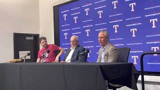 “Facing Nolan” press conference with Nolan Ryan [upl. by Philippe]