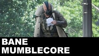 The Dark Knight Rises aka Bane Mumbles at Batman  Beyond The Trailer [upl. by Tager]