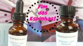 Tratamento para acne Resenha Blemish Age Defense Skinceuticals [upl. by Flessel]