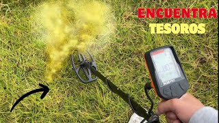 DETECTOR ECONÓMICO PARA BUSCAR TESOROS  DETECTOR QUEST X10PRO review Encuentratesoros [upl. by Tippets677]