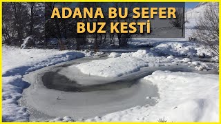 Adana Tufanbeyli Eksi 206 Dereceyle Buz Kesti [upl. by Bridges]