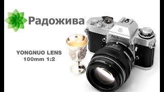 Обзор объектива YONGNUO 100mm F2 для камер Nikon [upl. by Odrahcir550]