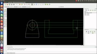 LibreCAD tutorial 3  Creating a 2nd View [upl. by Eeleak]