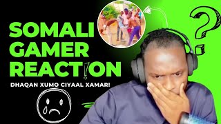 DHAQAN XUMO CIYAAL XAMAR SOMALI GAMER REACTION 😳 [upl. by Euqinahc454]