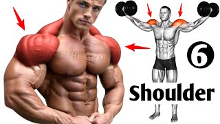 6 Effective Shoulder Exercises At The Gym  Shoulder Workout [upl. by Iat333]