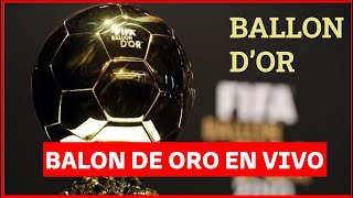 🔴 BALON DE ORO EN VIVO 2024 🔴VINICIUS JRS o RODRI LAUTARO MARTINEZ 🏆 [upl. by Aenehs]