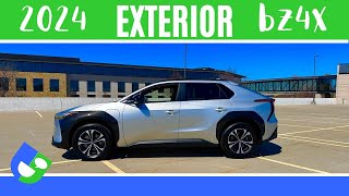 2024 bZ4X AllElectric Exterior Review by Toyota [upl. by Wolfram]