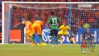 CAF Africa Cup 2012  Zambia versus Ivory Coast [upl. by Alleuol]