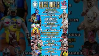 Cartelera del Domingo 10 de noviembre en el CMLLI Coliseo Morelos Lucha Libre Independiente [upl. by Locin]