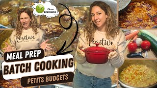 BATCHCOOKING  PETIT BUDGET  MEAL PREP [upl. by Mcclelland772]