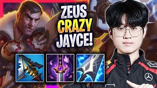 ZEUS CRAZY GAME WITH JAYCE  T1 Zeus Plays Jayce TOP vs Irelia  Season 2024 [upl. by Debbi]