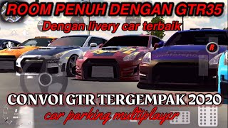 Konvoi GTR35 tergempak 2020 car parking multiplayer [upl. by Sena]