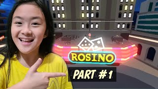 ROBLOX ROB THE ROSINO  PART 1  LETS GO MAIN [upl. by Azarria]