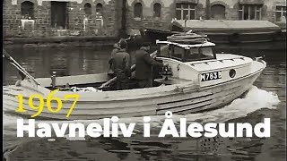 Havneliv i Ålesund  1967 [upl. by Shannan]