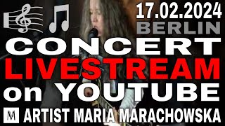 Rock The Blues With Maria Marachowskas Livestream Concert From Siberian Blues Berlin 02172024 [upl. by Nnylylloh]