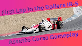 First Lap in the Team Penske Dallara IR5 IndyCar Assetto Corsa Gameplay [upl. by Boser]