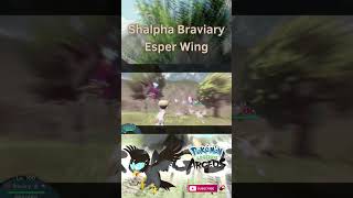 Shiny Alpha Hisuian Braviary Signature Move Esper Wing in Pokemon Legends Arceus [upl. by Anertac]