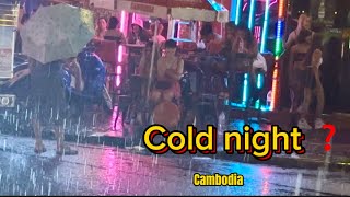 What happened in the night rain  Phnom Penh nightlife [upl. by Lengel]