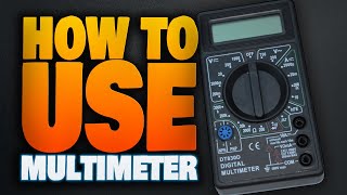 DT830B  How to use a Digital Multimeter to test VoltageCurrent and Resistance [upl. by Jacquenette402]